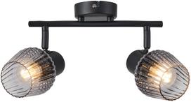 Šviestuvas lubų Candellux Lighting Mitura 92-45416, E27, 2 x 40 W, juoda sp. / juoda sp.