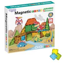 Magnetinis konstruktorius Woopie Dino, 30 vnt., įvairių spalvų