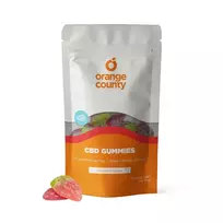 Orange County CBD braškių guminukai – 400 mg CBD, 20 vnt., 150 g