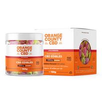 Orange County CBD braškių guminukai – 1200 mg CBD, 20 vnt., 150 g