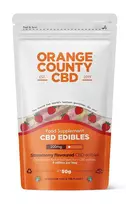 Orange County CBD braškių guminukai – 200 mg CBD, 8 vnt., 50 g