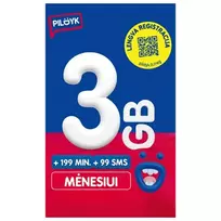 Pildyk pakuotė 3GB