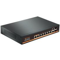 PoE šakotuvas 8x Gigabit PoE+2x Gigabit UPLINK+2x SFP, 120W