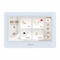 IP domofono monitorius 7 col. Wi-Fi,1024x600,Micro SD kortelės prievadas,PoE(802.3af) baltas, SIP