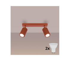 BRILAGI - LED taškinis šviestuvas CRESTO 2xGU10/10W/230V oranžinis