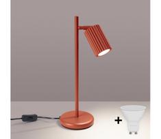 BRILAGI - LED stalinis šviestuvas CRESTO 1xGU10/10W/230V oranžinis