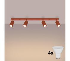 BRILAGI - LED taškinis šviestuvas CRESTO 4xGU10/10W/230V oranžinis