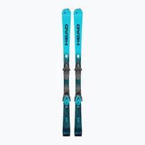 Kalnų slidės + apkaustai HEAD WC Rebels e.GSR LYT-PR + PR 11 GW black/blue