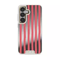 Pomegranate - Samsung Galaxy S25 Case, Elite Mirror Light (Magnetic) / Gold