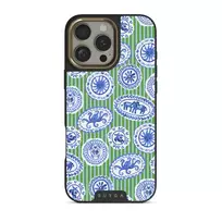 Taverna - iPhone 16 Pro Case, Elite Dark (MagSafe) / Gold