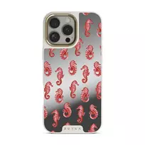 Coral Reef - iPhone 16 Pro Max Case, Elite Mirror Light (MagSafe) / Gold
