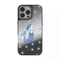 Salty Kiss - iPhone 16 Pro Max Case, Elite Mirror Dark (MagSafe) / Silver