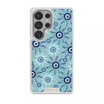 Blue Gaze - Samsung Galaxy S25 Ultra Case, Elite Light (Magnetic) / Silver