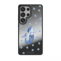 Salty Kiss - Samsung Galaxy S25 Ultra Case, Elite Mirror Dark (Magnetic) / Gunmetal