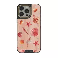 Seashells - iPhone 16 Pro Max Case, Elite Dark (MagSafe) / Gold