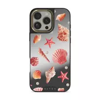 Seashells - iPhone 16 Pro Case, Elite Mirror Dark (MagSafe) / Gold