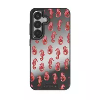 Coral Reef - Samsung Galaxy S25 Plus Case, Elite Mirror Dark (Magnetic) / Gunmetal