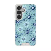 Blue Gaze - Samsung Galaxy S25 Case, Elite Light (Magnetic) / Silver