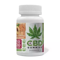 Euphoria CBD guminukai persikų – 750 mg CBD, 30 vnt. x 25 mg, 90 g