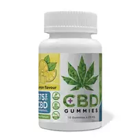 Euphoria CBD guminukai citrinų – 375 mg CBD, 15 vnt. x 25 mg, 45 g