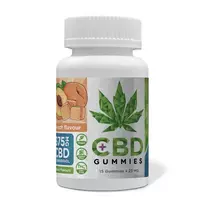 Euphoria CBD guminukai persikų – 375 mg CBD, 15 vnt. x 25 mg, 45 g