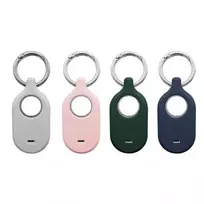 Silicone Case Set for Samsung Galaxy SmartTag2 4 pieces white, pink, green, blue (white, pink, green, blue)