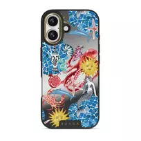 Aegean Affair - iPhone 17 Case, Elite Mirror Dark (MagSafe) / Gold