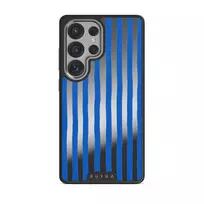 Kafenio - Samsung Galaxy S25 Ultra Case, Elite Mirror Dark (Magnetic) / Silver