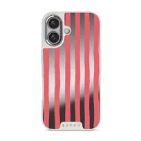 Pomegranate - iPhone 16 Case, Elite Mirror Light (MagSafe) / Silver