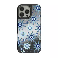 Blue Gaze - iPhone 16 Pro Max Case, Elite Mirror Dark (MagSafe) / Gunmetal