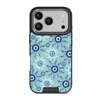 Blue Gaze - iPhone 17 Pro Case, Elite Dark (MagSafe) / Gunmetal