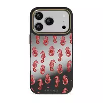 Coral Reef - iPhone 17 Pro Case, Elite Mirror Dark (MagSafe) / Gold