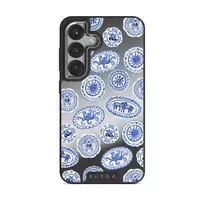 Taverna - Samsung Galaxy S25 Plus Case, Elite Mirror Dark (Magnetic) / Silver