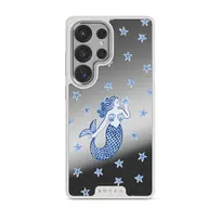 Salty Kiss - Samsung Galaxy S25 Ultra Case, Elite Mirror Light (Magnetic) / Silver