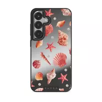 Seashells - Samsung Galaxy S25 Plus Case, Elite Mirror Dark (Magnetic) / Gunmetal