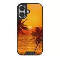 Golden Sky - iPhone 16 Plus Case, Elite Dark (MagSafe) / Silver