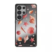 Seashells - Samsung Galaxy S25 Ultra Case, Elite Mirror Dark (Magnetic) / Silver