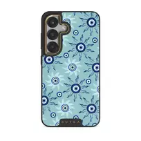 Blue Gaze - Samsung Galaxy S25 Plus Case, Elite Dark (Magnetic) / Gold