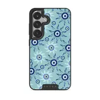 Blue Gaze - Samsung Galaxy S25 Plus Case, Elite Dark (Magnetic) / Gunmetal