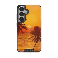 Golden Sky - Samsung Galaxy S25 Plus Case, Elite Dark (Magnetic) / Silver