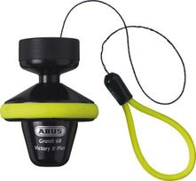 Stabdžių disko užraktas GRANIT Victory X-Plus 68 roll up ABUS spalva geltona pirštas 14mm