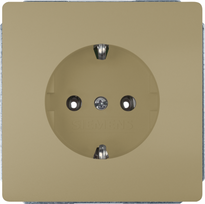 Socket outlet, 10/16A 250V, 68x68mm, Malt gold, DELTA style 5UB1853-0MG01 | 4047624274420