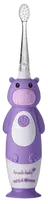 BRUSH BABY WildOnes, Įkraunama Soninė, Begemotas, 0–10 Metų dantų šepetėlis, 1 vnt.