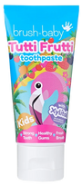 BRUSH BABY Tutti Frutti, flamingo, 3+ metai dantų pasta, 50 ml