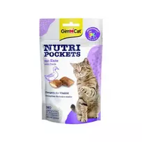 Skanėstai katėms | GimCat Nutri Pockets su antiena, 60 g