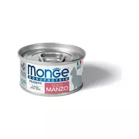 Šlapias maistas katėms | Monge Monoprotein Flakes tik su jautiena, 80 g