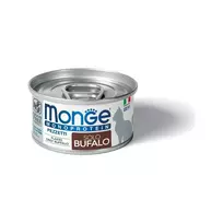 Šlapias maistas katėms | Monge Monoprotein Flakes tik su buivoliena, 80 g