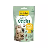 Skanėstai katėms | GimCat Mini Sticks su vištiena ir katžole, 50 g
