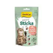Skanėstai katėms | GimCat Mini Sticks su lašiša ir bolivine balanda, 50 g