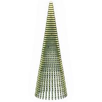 vidaXL LED Kalėdų medis 470 cm 1504 LED Šilta balta Plienas Žalia